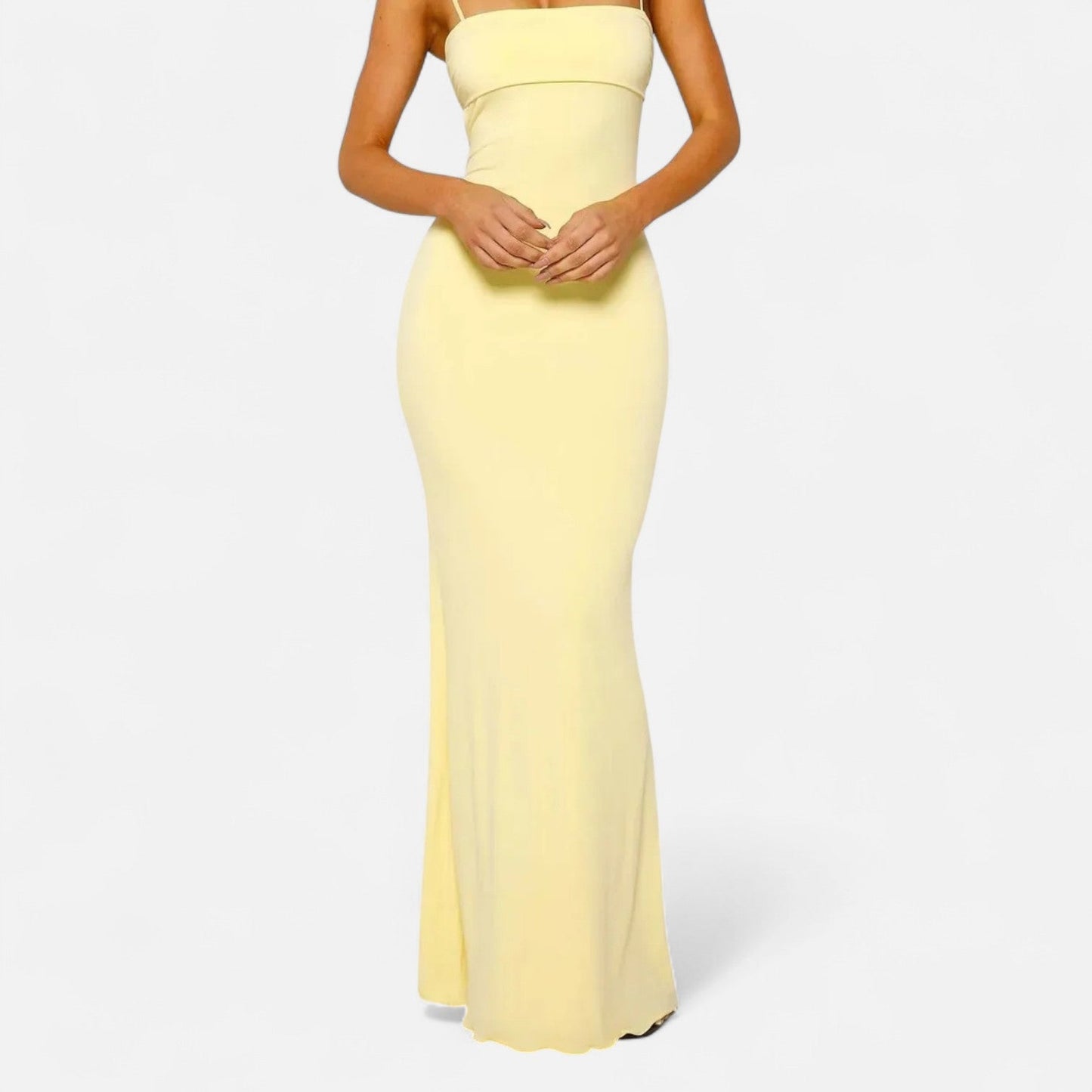 Ancient World | Long Backless Dress for Women – Elegant Draped, Modern Evening Seduction