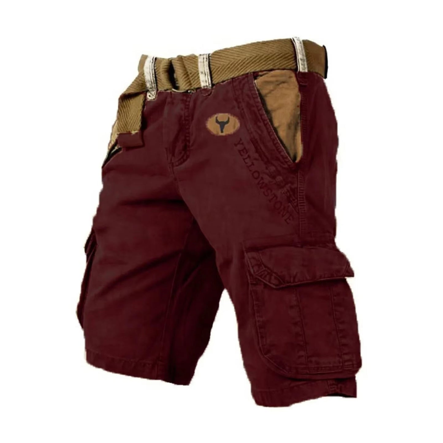 Men's Multifunctional Cargo Shorts With Multiple Pockets For Outdoor Travel And Everyday Wear