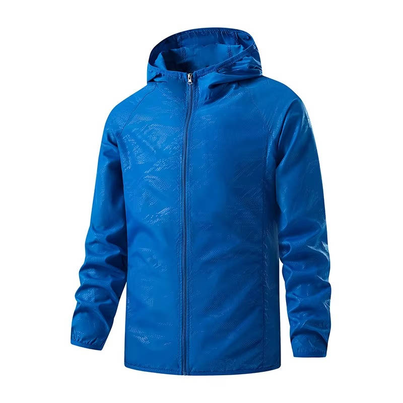 Mens Breathable Waterproof Hooded Jacket for Outdoor Sports All Weather Adventures
