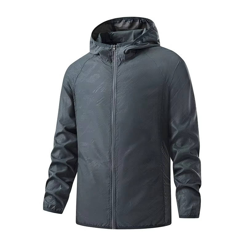 Mens Breathable Waterproof Hooded Jacket for Outdoor Sports All Weather Adventures