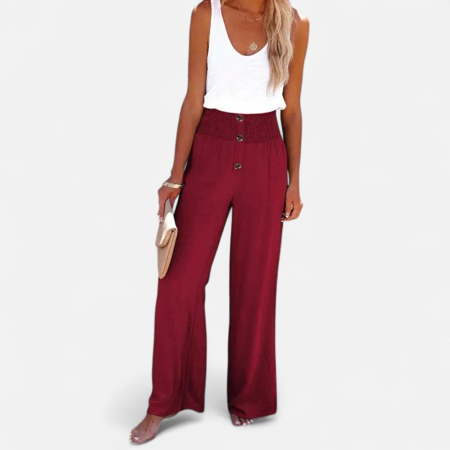 Ancient World | Women's Linen Pants – Summer Lightness, Timeless Structure