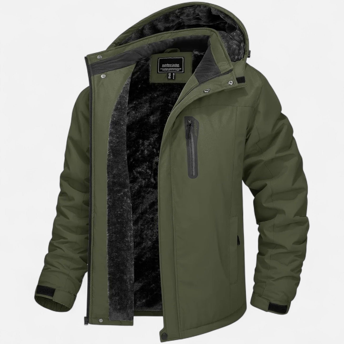 Ancient World | Men's Winter Waterproof Parka with Fleece Lining