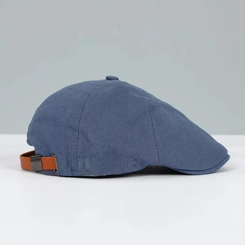 Mens Flat Cap TrendAura Black for Casual Street Style All Day Comfort and Everyday Wear