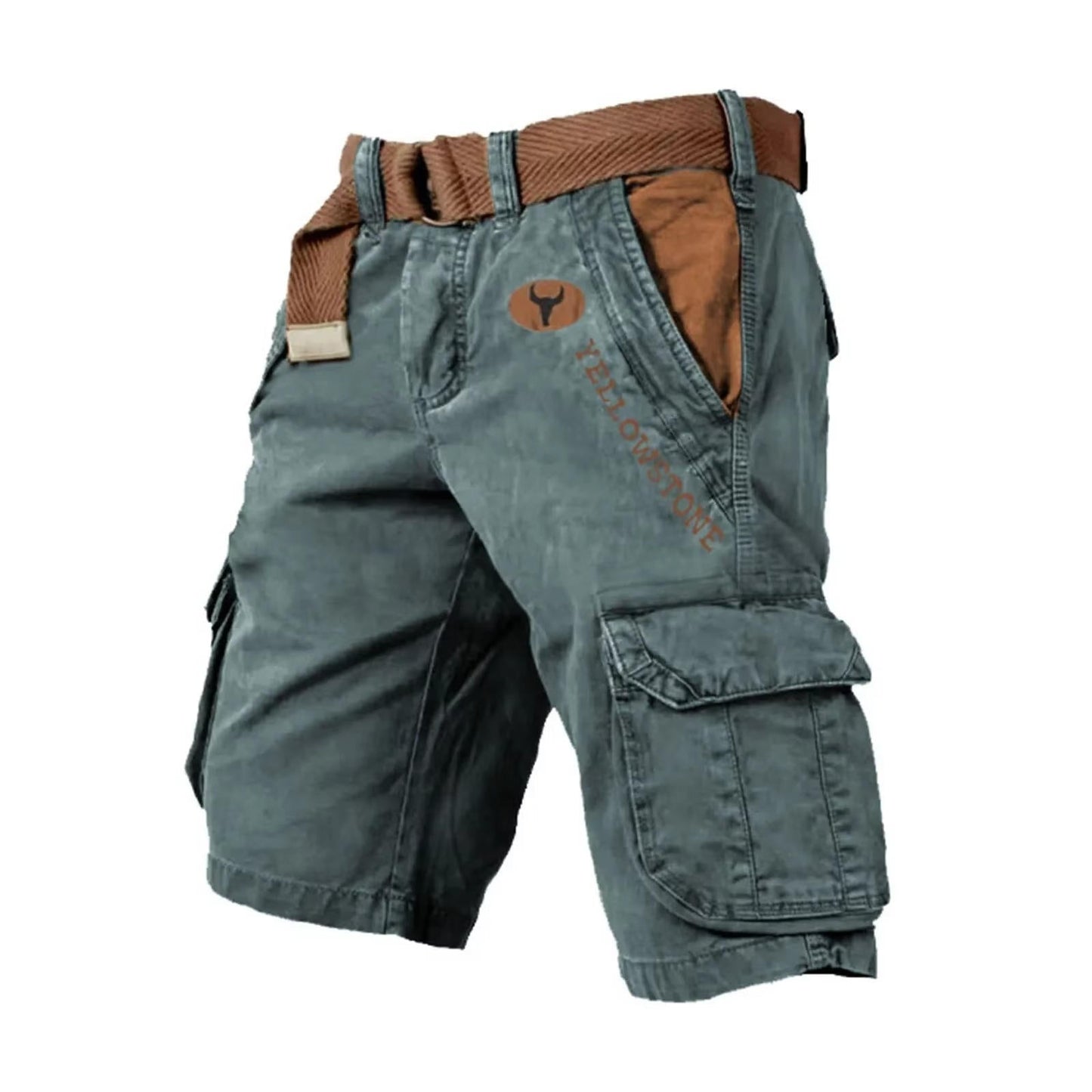 Men's Multifunctional Cargo Shorts With Multiple Pockets For Outdoor Travel And Everyday Wear