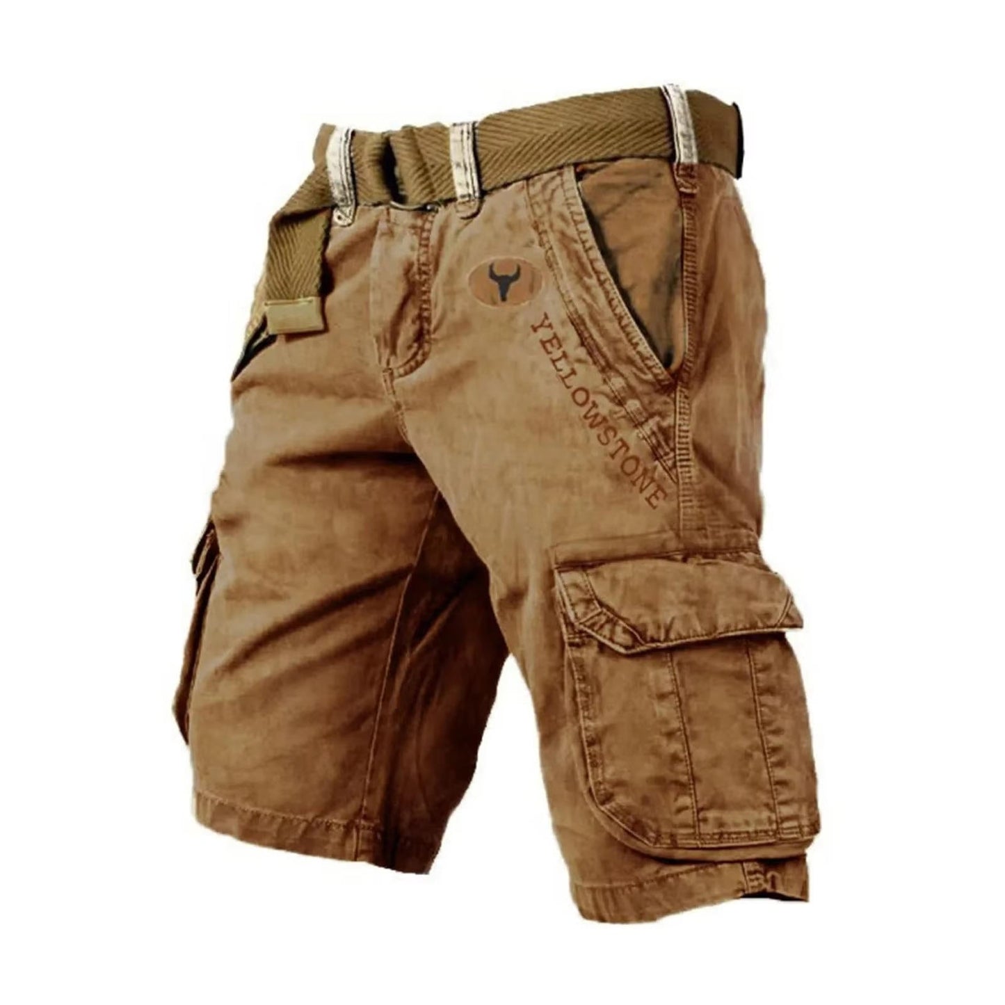 Men's Multifunctional Cargo Shorts With Multiple Pockets For Outdoor Travel And Everyday Wear