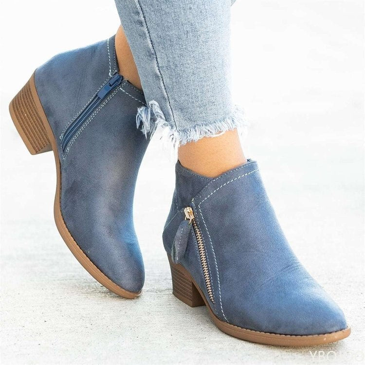 Hina | Stylish Fashionable Suede Boots for Women