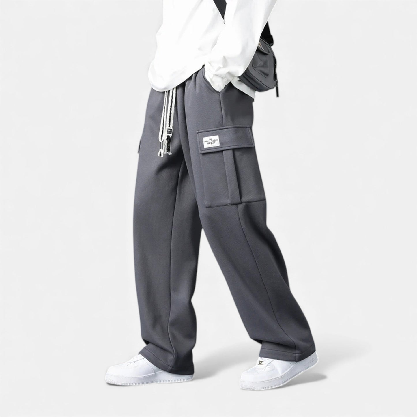 Ancient World | Men's Cargo Jogger Pants – Loose Fit Casual Streetwear