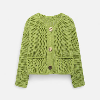 Ancient World | Women's Long Buttoned Cardigan