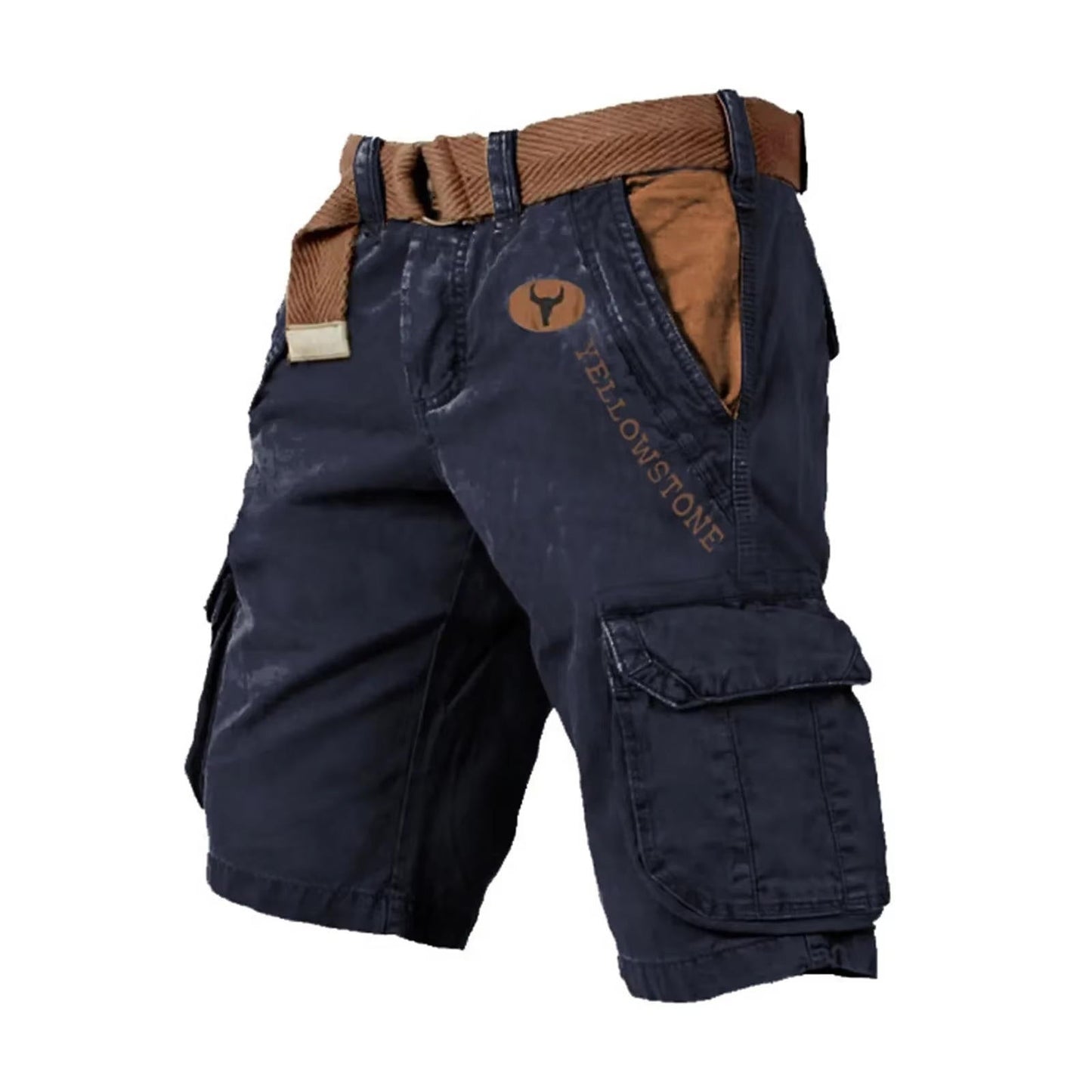 Men's Multifunctional Cargo Shorts With Multiple Pockets For Outdoor Travel And Everyday Wear
