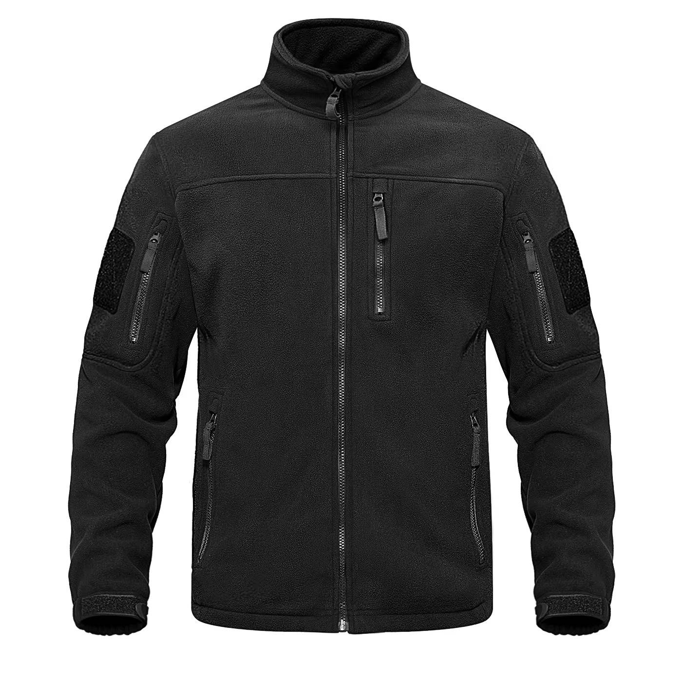 TrendAura Mens Fleece Jacket Full Zip Warm Lightweight Everyday Wear For Men Outdoor Comfort