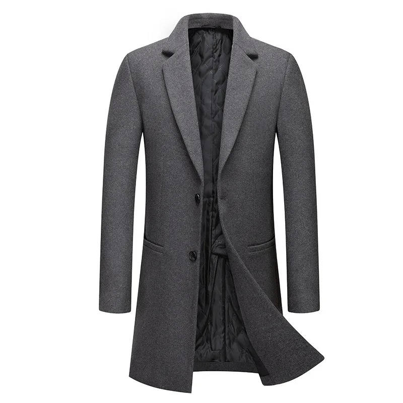 Mens Camel Wool Blend Single Breasted Overcoat For Winter Weather Formal Or Casual Smart Outerwear