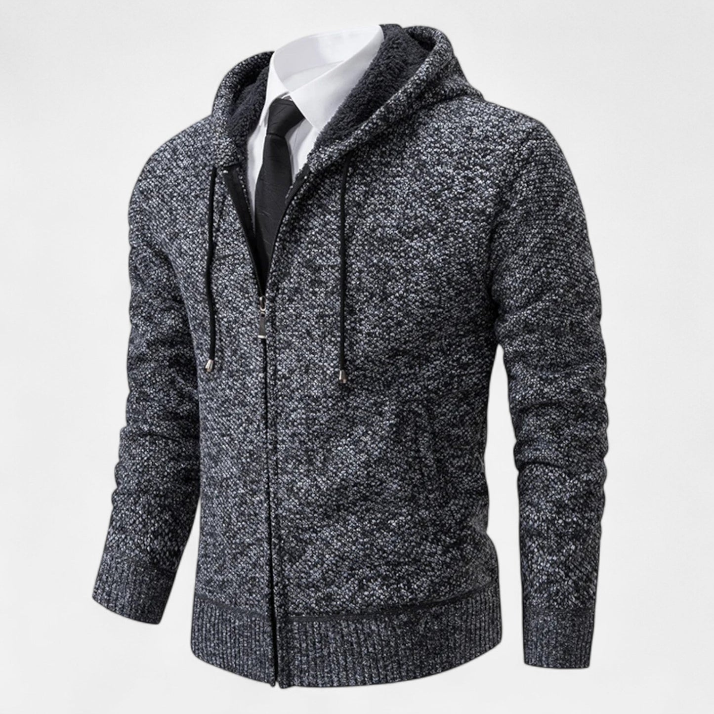 Ancient World | Men's Fleece Jacket with Zip and Stand-up Collar