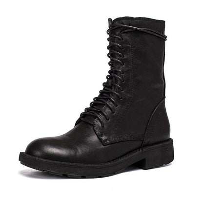 Women's Ankle Boots with Sturdy Sole and Classic Design