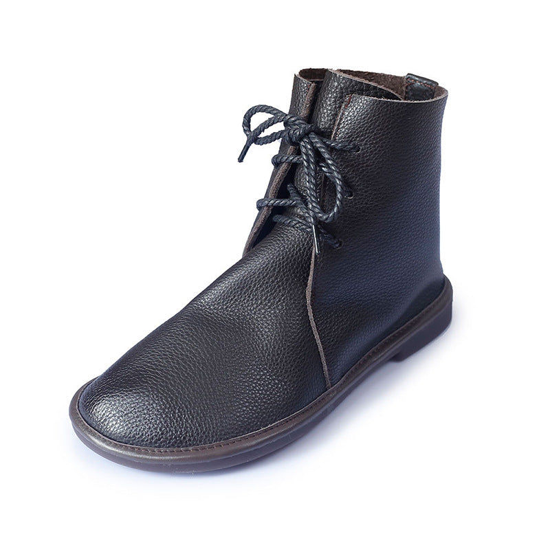 Women's Lace-Up Boots with Classic Design and Everyday Comfort