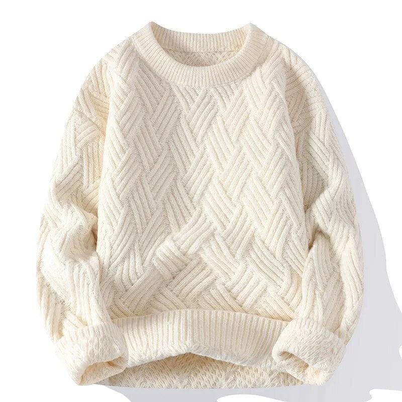 Gael Vintage Cable Knit Sweater By TrendAura Soft Textured Knit For Cozy Layering And Timeless Style
