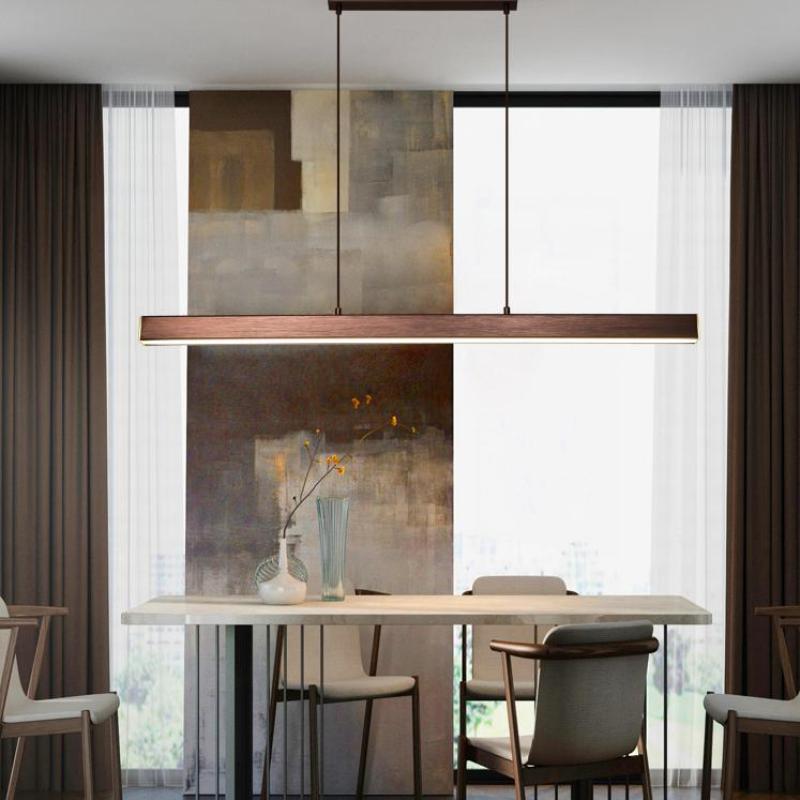 Industrial LED Pendant Lamp With Sleek Metal Frame Durable Acrylic Diffuser For Dining Rooms Offices Energy Efficient