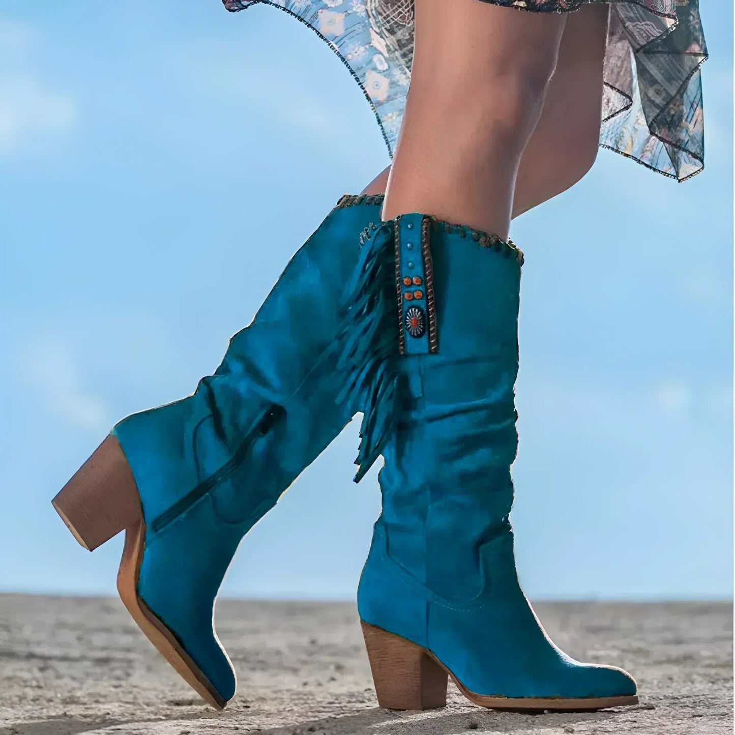 Débora | High Heeled Western Boots for Women