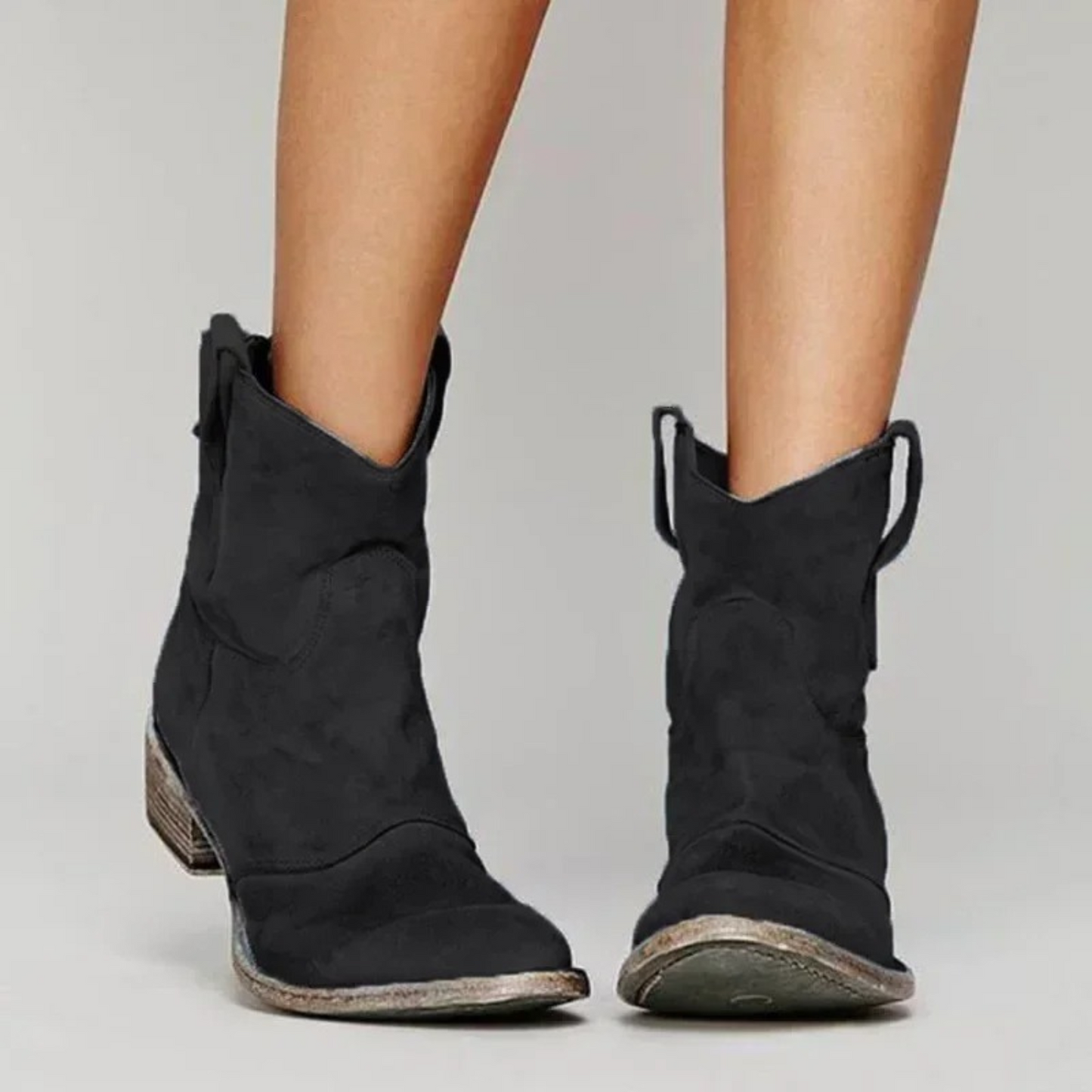 Nahla Casual Women Ankle Boots Timeless Style Easy Slip On Versatile Urban Look For Women