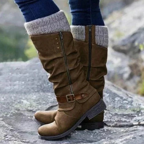 Women's Ankle-High Boots | Buckle Detail