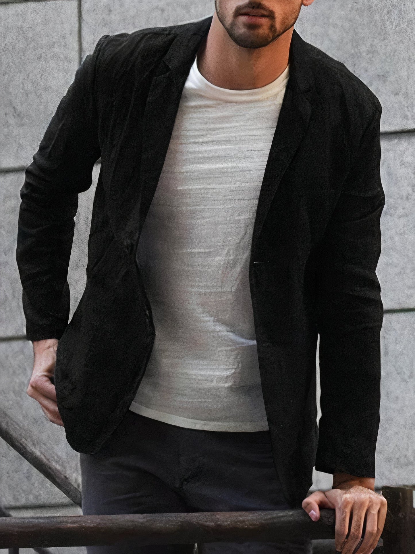 Mickaël Men's Jacket Modern Elegance And Everyday Comfort Ideal For Work And Casual Smart Style