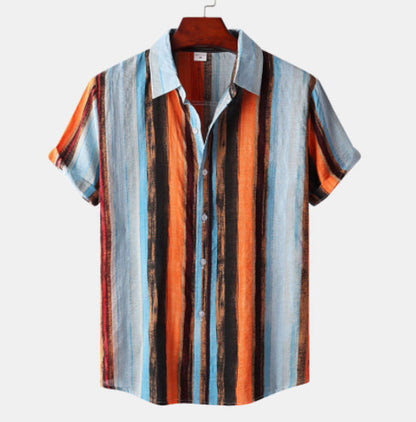 Casual retro shirt with print