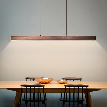 Industrial LED Pendant Lamp With Sleek Metal Frame Durable Acrylic Diffuser For Dining Rooms Offices Energy Efficient