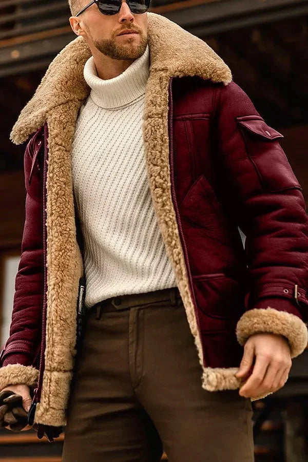 Men's Wool Jacket With Front Zipper That Delivers Durable Construction And Versatile Style For Modern Men