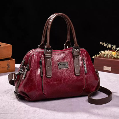 MOONA Luxury PU Leather Crossbody Shoulder Bag For Women Elegant Everyday Essential