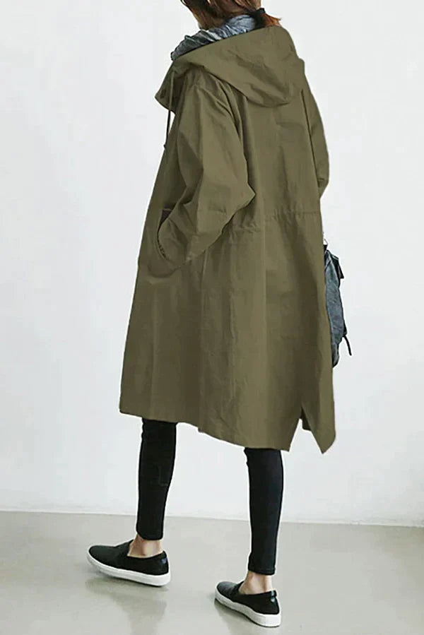 Women's Oversized Raincoat | Long