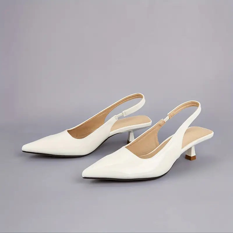 Women’s Pointed-Toe Slingback Sandals | Kitten Heels