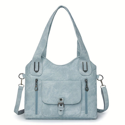 Vintage Chic Shoulder Bag - Practical and Elegant