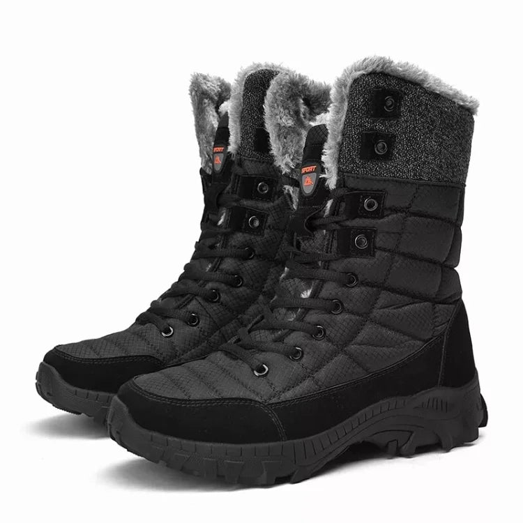 Nuvia Men Winter Hiking Boots With Warm Velvet Lining And Durable Traction For Snow And Trail Hiking