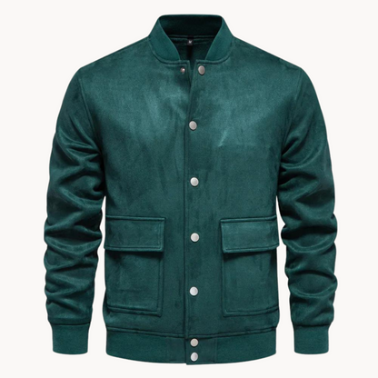 Baldo | Suede Bomber Jacket for Men