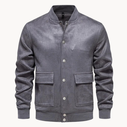 Baldo | Suede Bomber Jacket for Men