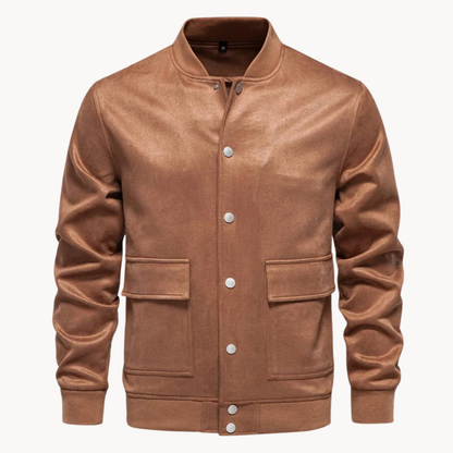 Baldo | Suede Bomber Jacket for Men