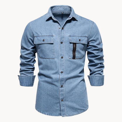 Bay | Jeans shirt with a loose fit