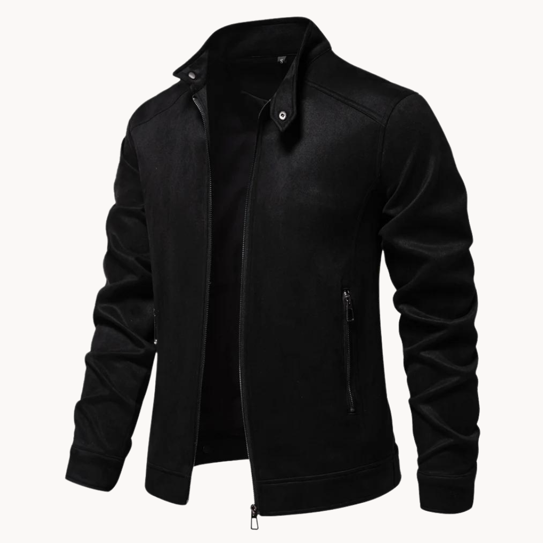 TrendAura | Stylish Suede Jacket for Men