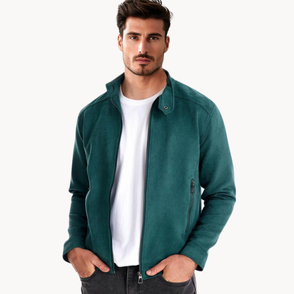 TrendAura | Stylish Suede Jacket for Men