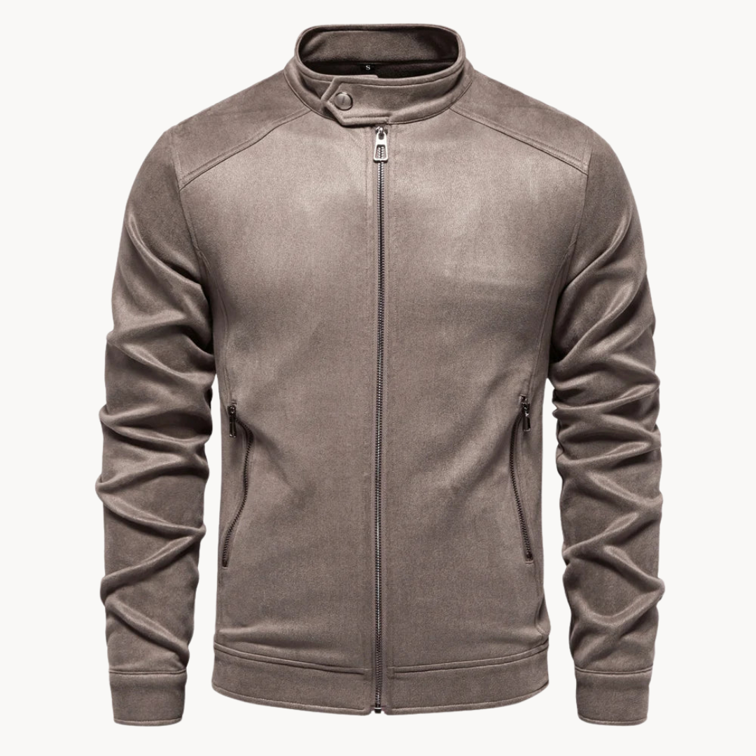 TrendAura | Stylish Suede Jacket for Men