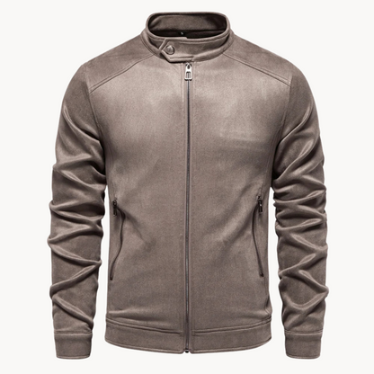 TrendAura | Stylish Suede Jacket for Men