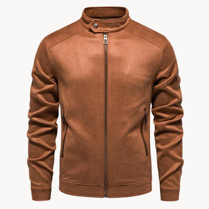 TrendAura | Stylish Suede Jacket for Men