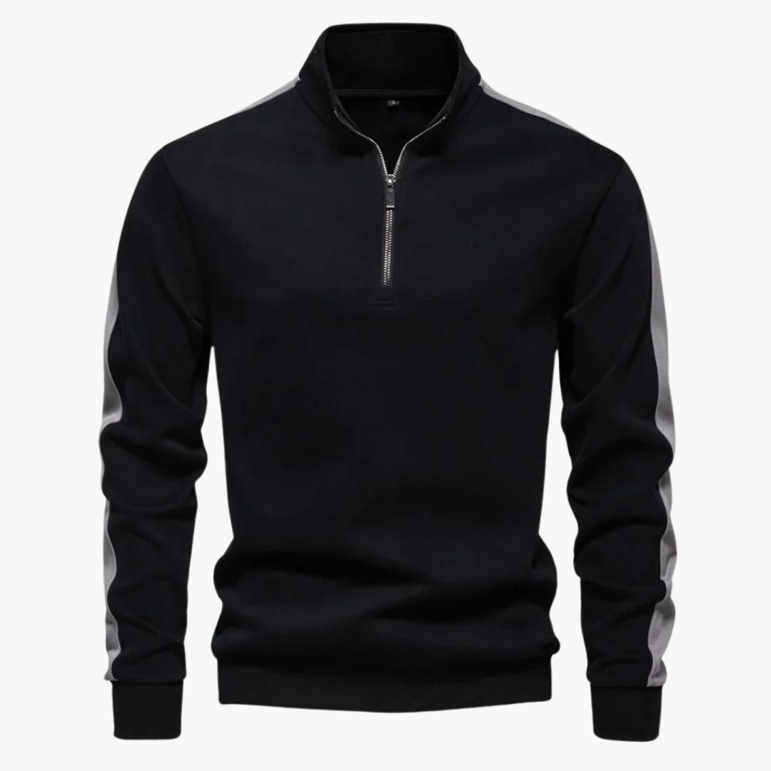Bruno | Premium pullover with quarter zipper