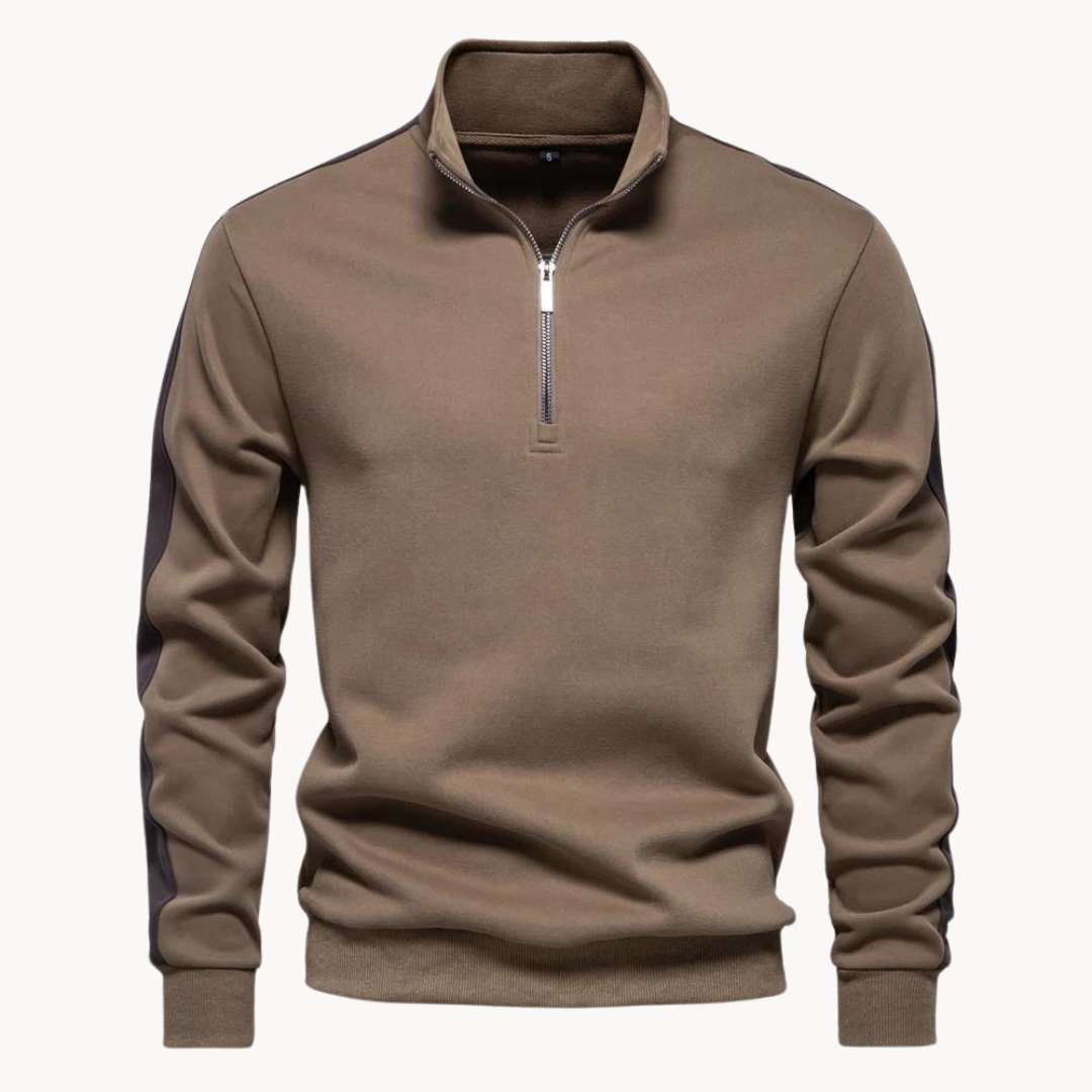 Bruno | Premium pullover with quarter zipper