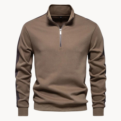 Bruno | Premium pullover with quarter zipper
