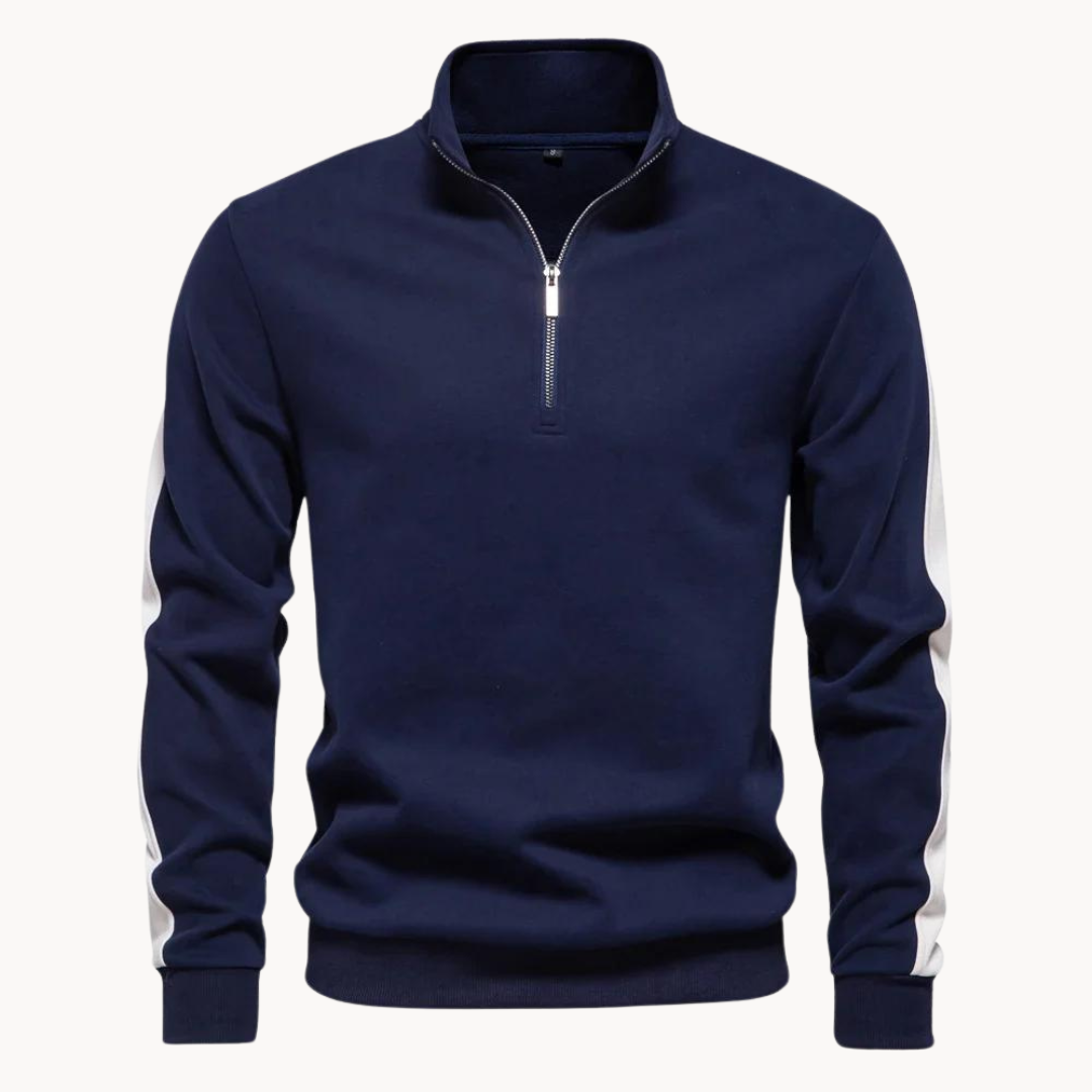 Bruno | Premium pullover with quarter zipper