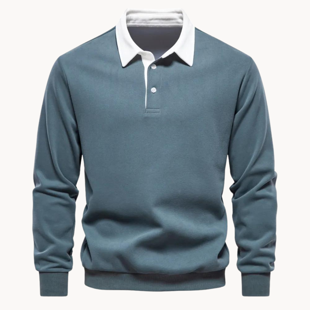 Rafael | Casual Polo Sweatshirt