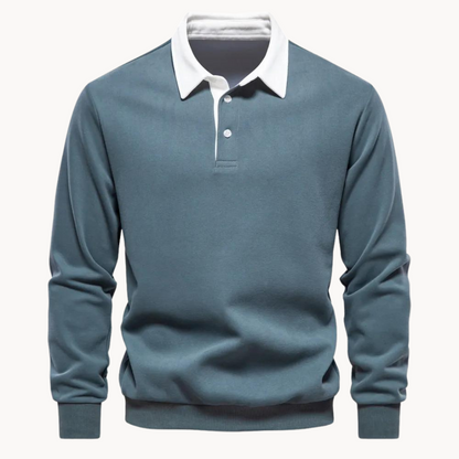 Rafael | Casual Polo Sweatshirt