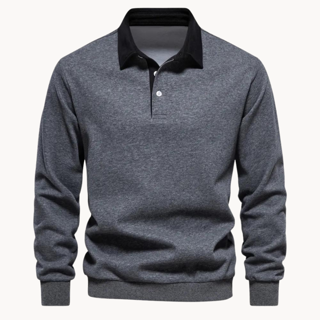 Rafael | Casual Polo Sweatshirt