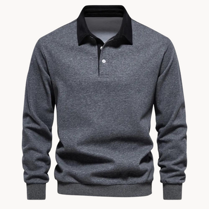 Rafael | Casual Polo Sweatshirt