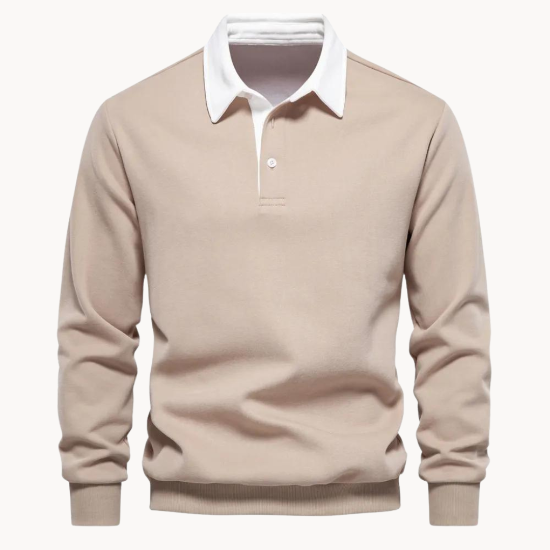 Rafael | Casual Polo Sweatshirt